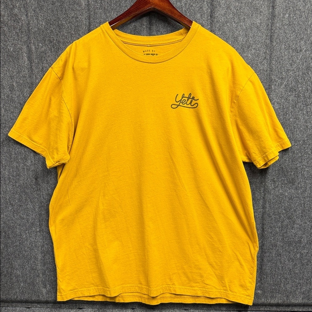 Yeti Men's Short Sleeve Tee in Vibrant Yellow